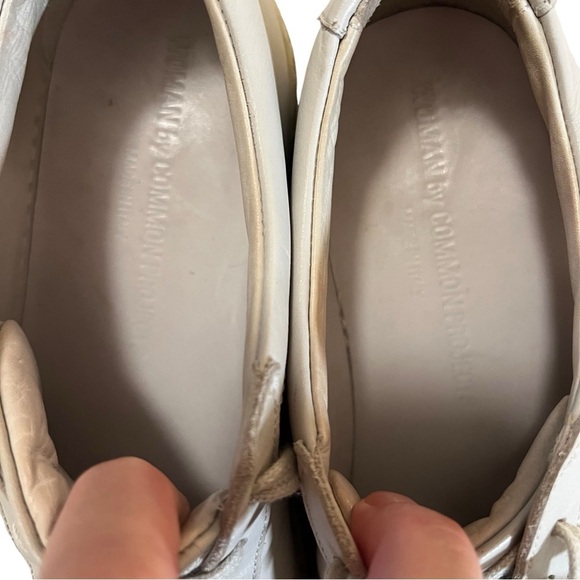 Common Projects achille white leather sneakers size 39 8.5 luxury comfort - Picture 9 of 15